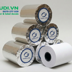 giấy in bill K80x45mm cuộn nhiệt cho máy POS hudi.vn