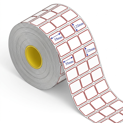decal giấy 35x22mm x 50m 3 tem tem giá mã vạch cần ribbon hudi.vn