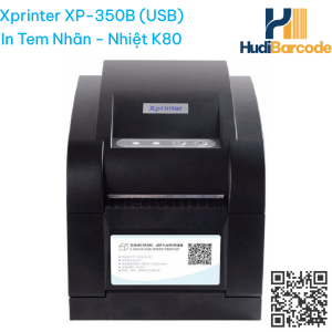 Máy in mã vạch Xprinter XP-350B nhiệt USB tem nhãn hudi.vn