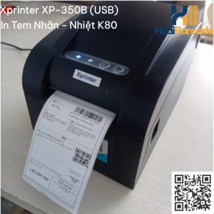 Xprinter XP-350B in tem nhãn mã vạch không cần ribbon mực