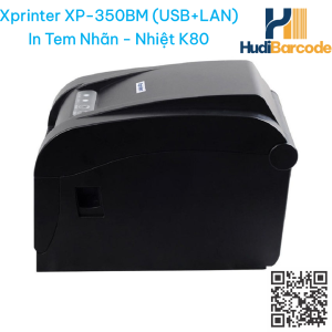 Xprinter XP-350BM in tem giá shop thời trang trà sữa size ly