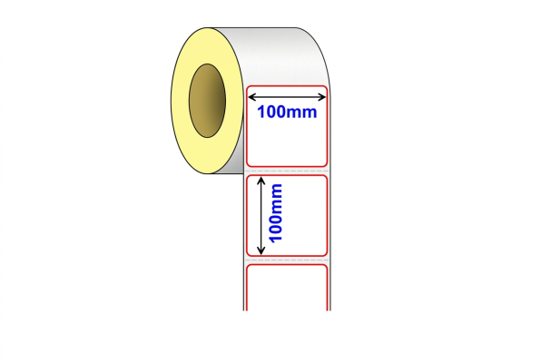 decal giấy 1 tem 100x100mm 50m tem vận chuyển mã vạch hudi.vn