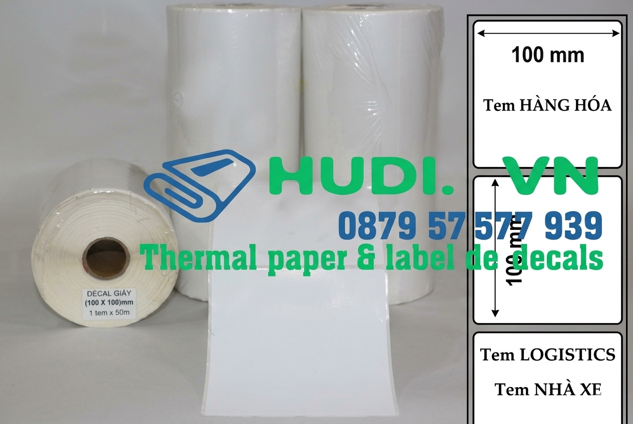 ribbon-wax-phu-hop-decal-giay-100x100mm ribbon wax wax resin phù hợp in decal giấy 100x100mm máy in mã vạch