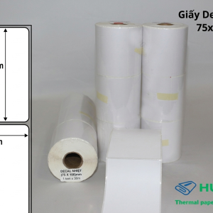 tem decal nhiệt 75x100mm dán thùng hàng kho vận giao vận logistics