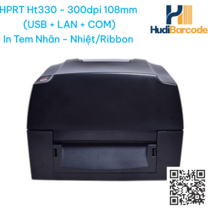 Máy in mã vạch HPRT HT330 300dpi USB LAN COM hudi.vn