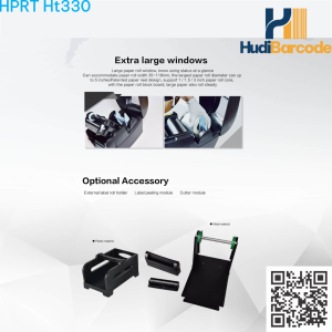 HPRT HT330 300dpi in sắc nét hơn HPRT HT300 203dpi
