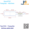 Decal PVC 40x11 - Khử Keo - Tem trang sức