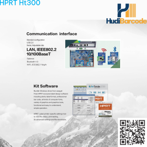 HPRT HT300 3 cổng USB LAN COM Serial kết nối đa dạng