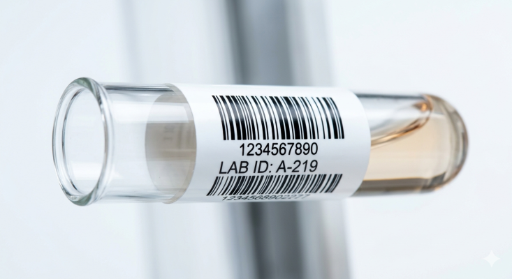 Decal PVC — ống nghiệm y tế