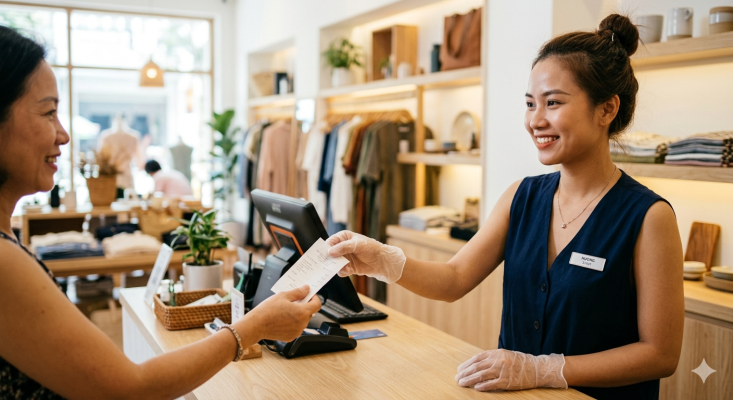 Thu ngân và biện pháp an toàn