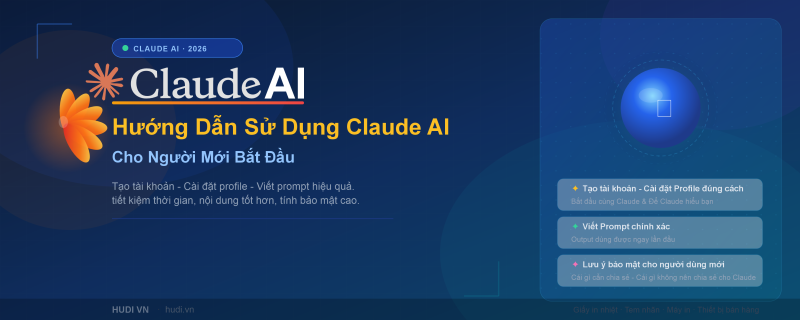 Hướng Dẫn Sử Dụng Claude AI Cho Người Mới Bắt Đầu Từ tạo tài khoản, cài đặt profile đến viết nội dung bán hàng — hướng dẫn thực tế cho chủ cửa hàng