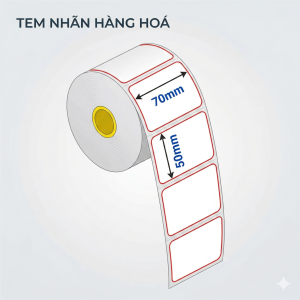 Decal giấy 70x50mm 1 tem 50m cần ribbon – hudi.vn
