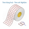 decal giấy 25x15mm x 50m 4 tem ống nghiệm vỉ thuốc cần ribbon hudi.vn