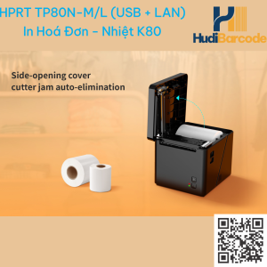 HPRT TP80N-M buffer 4MB in từ điện thoại qua LAN không giật
