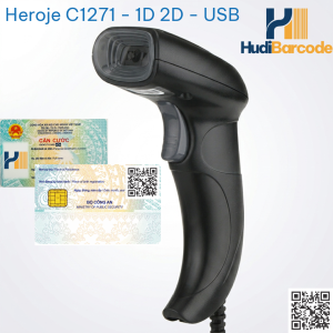 Heroje C1271 quét mã vạch CCCD căn cước công dân tiếng Việt