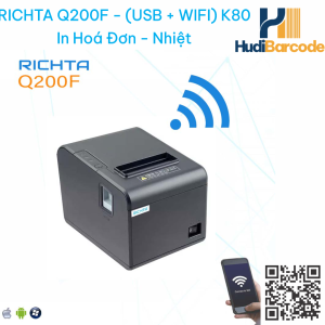 Richta Q200F WiFi in từ điện thoại và máy tính cùng mạng