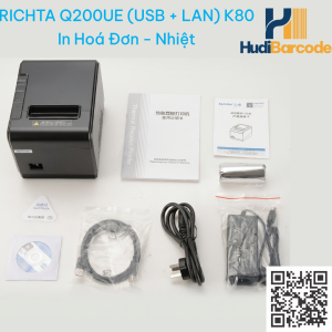 Richta Q200UE bảo vệ nhiệt đầu in tự động khi quá nóng
