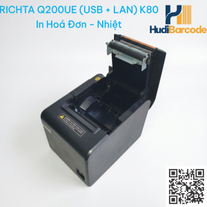 Richta Q200UE đèn báo hết giấy báo lỗi nút bật nắp hông