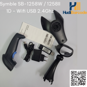 Máy quét mã vạch Symble SB-1258W 1D laser không dây hudi.vn