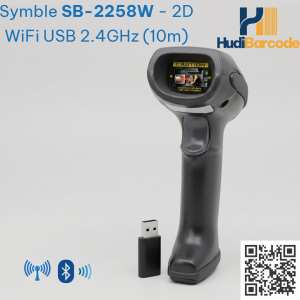 Quét QR Code mã vạch 2D bằng máy Symble SB-2258W