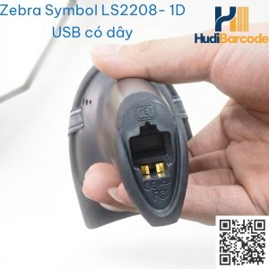 Kết nối USB RS232 máy quét mã vạch Zebra LS2208