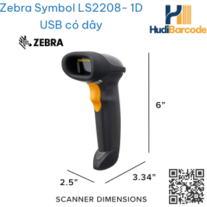 Ứng dụng Zebra LS2208 quét mã vạch siêu thị bán lẻ
