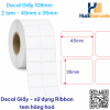 Decal Giấy 45x35mm x 50m – 2 Tem – Tem Hàng Hoá