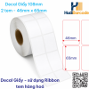 Decal Giấy 46x65mm x 50m – 2 Tem – Tem Dọc Lớn