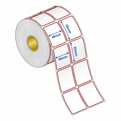 decal giấy 46x65mm x 50m 2 tem tem nhãn dọc cần ribbon hudi.vn