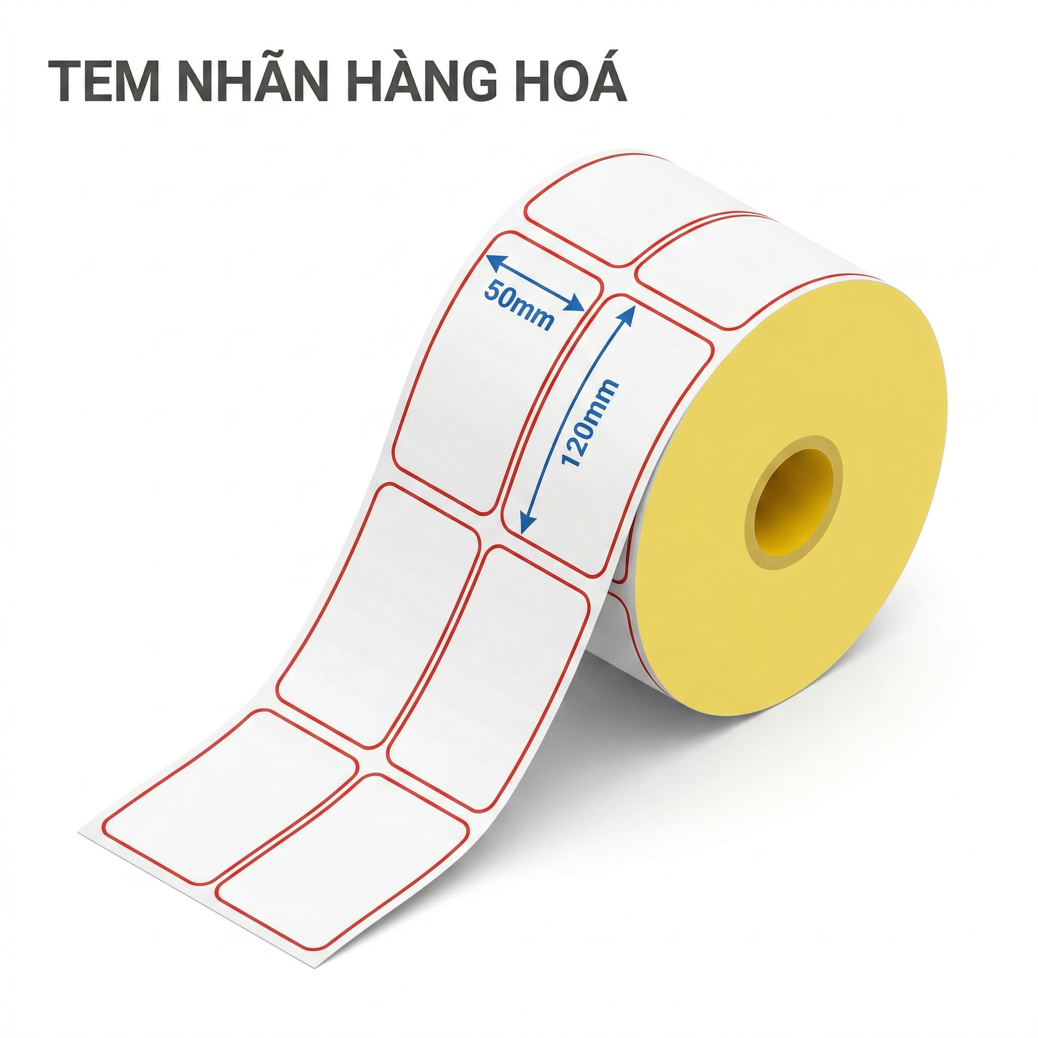 decal-giay-50x120mm-2-tem-hudi.vn. Decal giấy 50x120mm 2 tem 50m cần ribbon – hudi.vn