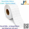 Decal Giấy 50x30mm x 50m – 2 Tem – Tem Nhãn Bán Lẻ