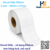 Decal Giấy 50x37mm x 50m – 2 Tem – Lõi 45mm