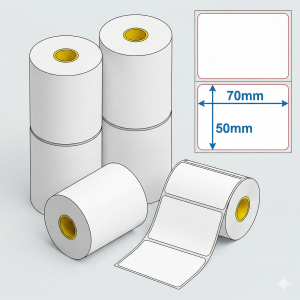 Tem decal 70x50mm dán trên sản phẩm thời trang shop