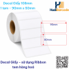 Decal Giấy 90x50mm x 50m – 1 Tem – Tem Nhãn Mã Vạch