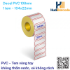 Decal PVC 104x22mm x 50m 1 tem cuộn
