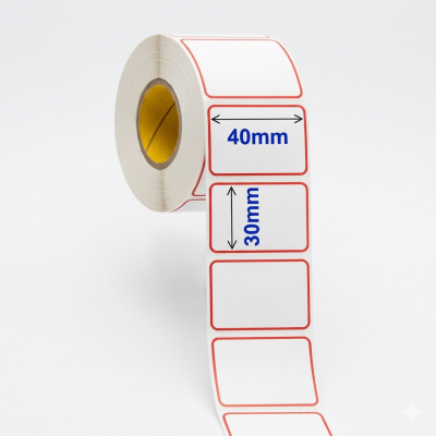 giấy decal nhiệt 40x30mm 30m tem cân điện tử in nhãn hudi.vn