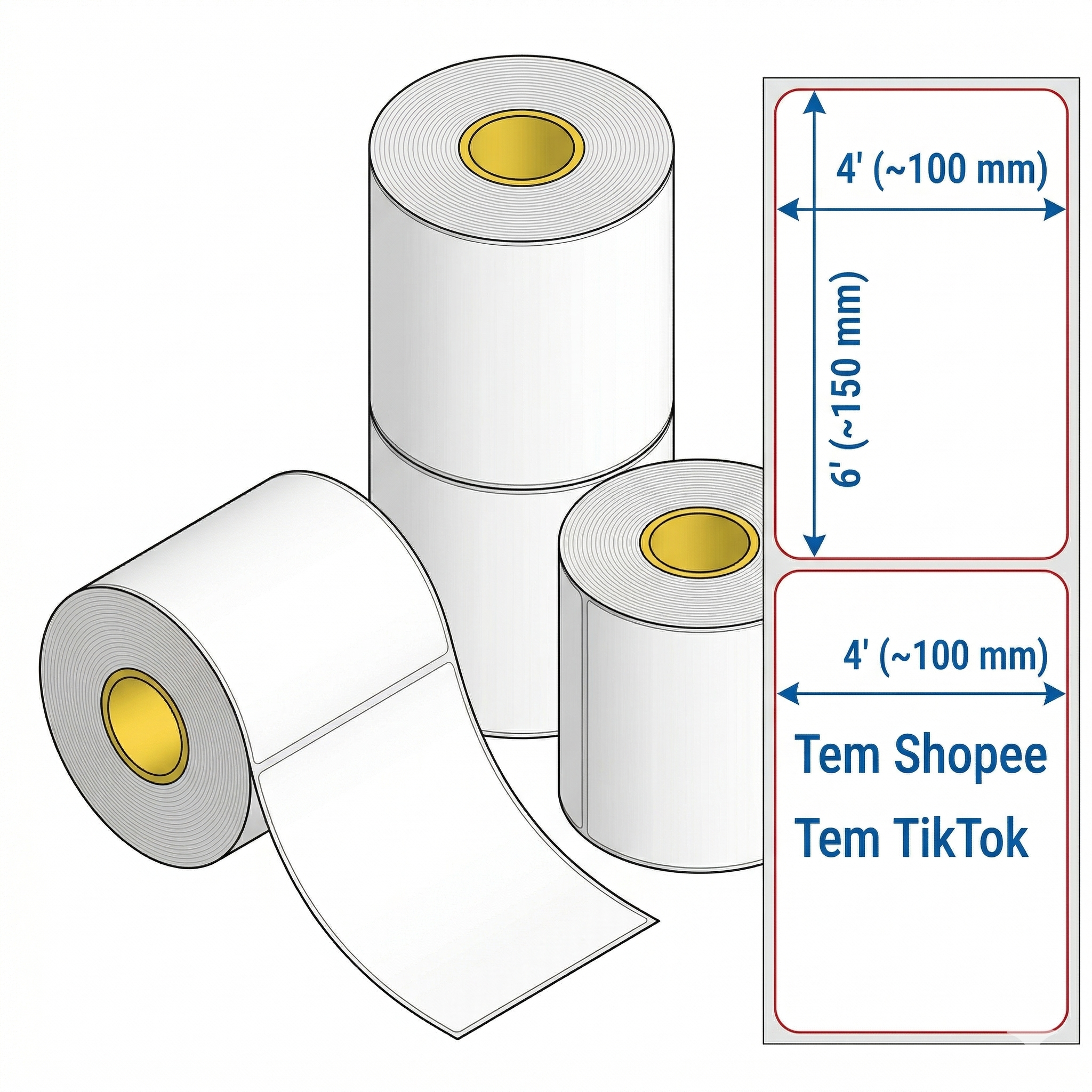 mau-tem-decal-nhiet-4x6-van-don-shopee-lazada mẫu in decal nhiệt 102x152mm vận đơn shopee lazada địa chỉ mã vạch rõ nét