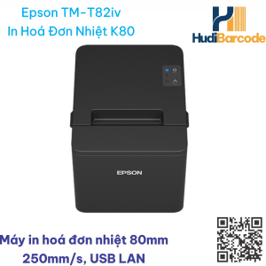 Epson TM-T82IV – máy in hóa đơn nhiệt 250mm/s, USB+Serial+LAN