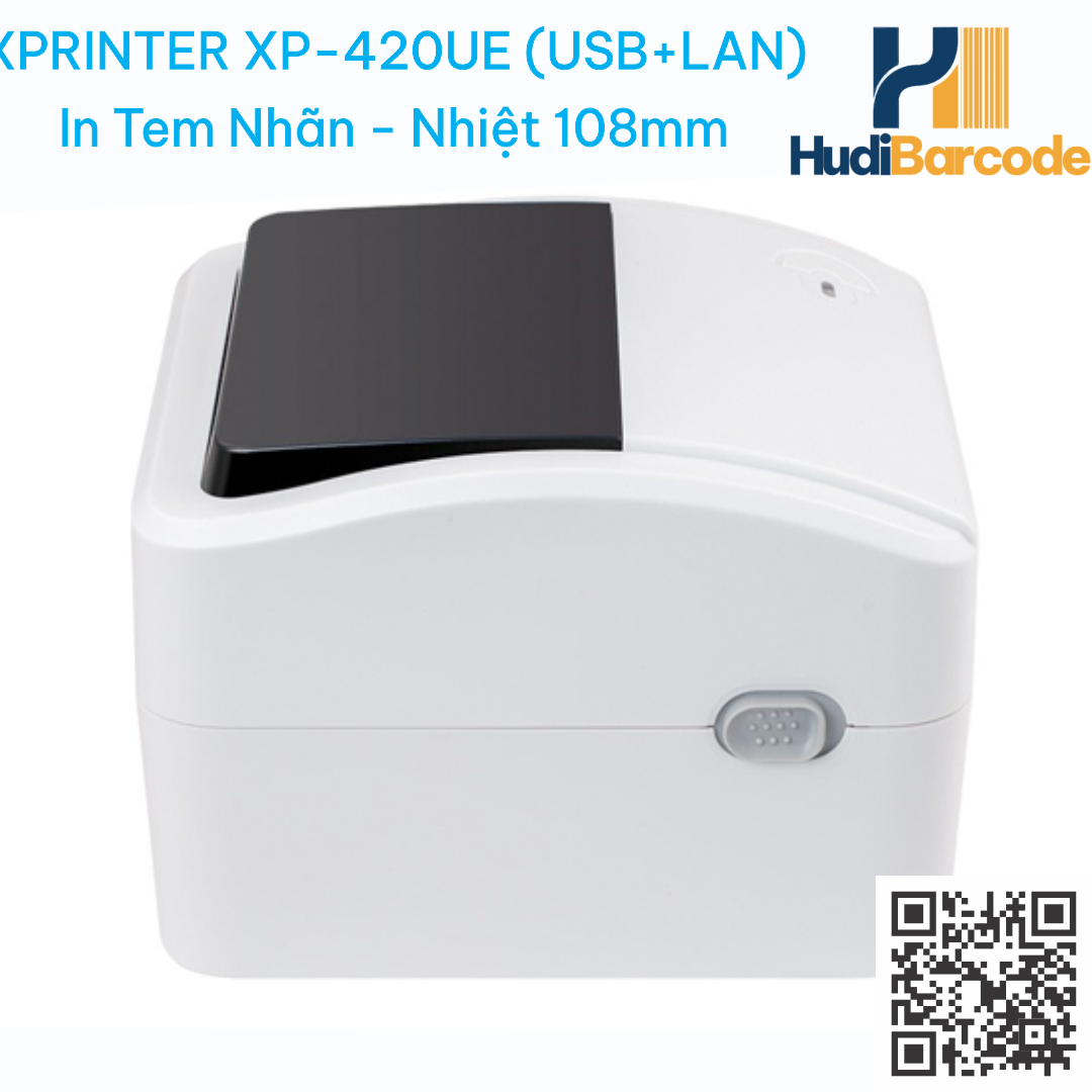 Máy in tem nhãn Xprinter XP-420UE 203dpi USB LAN hudi.vn Máy in tem nhãn Xprinter XP-420UE 203dpi USB LAN hudi.vn
