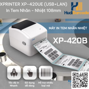 Xprinter XP-420UE in tem vận đơn A6 Shopee TikTok GHN GHTK