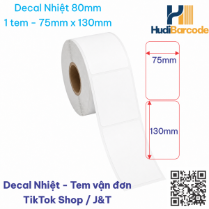 75×130mm chuẩn TikTok Shop / J&T – 100×150mm chuẩn A6 Shopee / GHTK